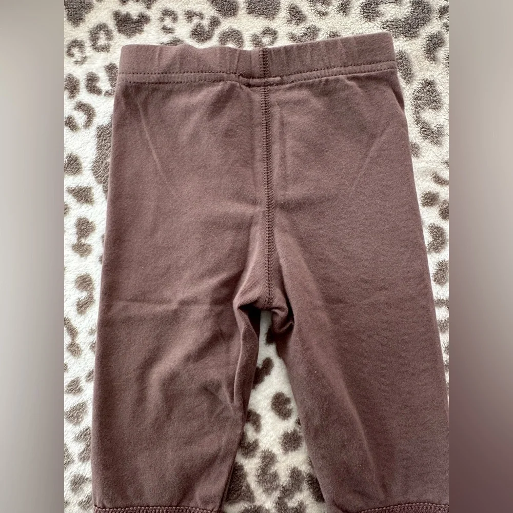 Carter’s Lace Trim Capri Leggings in Brown Size 18 Months